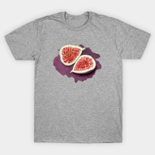 Juicy Fruity Figs Pattern T-Shirt